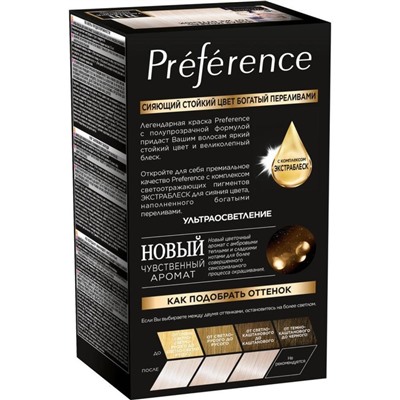 Краска для волос L'Oreal Preference Recital «Ультраблонд», тон 11.11, холодный пепельный