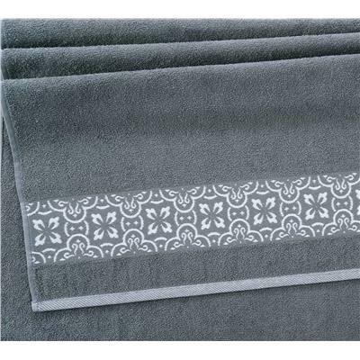 Полотенце махровое Мозаика серый Текс-Дизайн