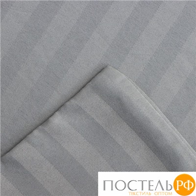 Комплект постельного белья LoveLife евро Gray line 200*217 см, 230*240 см, 50*70 см -2 шт, страйп-сатин, 100%п/э