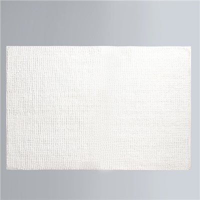 Коврик «Букли короткие», 60×90 см, цвет белый