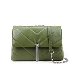 Женская сумка, кожа,  MIRONPAN  63003 Зеленый