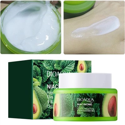 Питательный крем для лица с авокадо Bioaqua Niacinome Avocado Elasticity Moisturizing Cream, 50 гр.