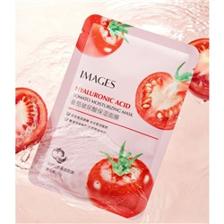 IMAGES HYALURONIC ACID TOMATO Тканевая маска для лица с томатом, 25 гр.