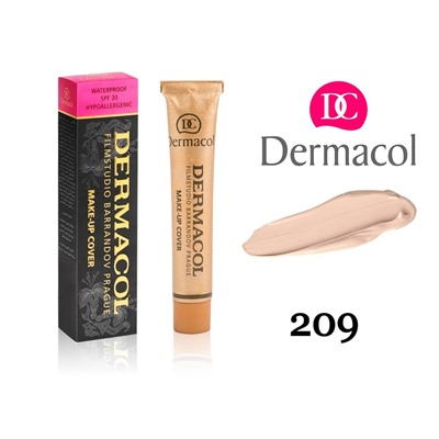 Тональный крем DERMACOL (плотный), 30гр тон 209