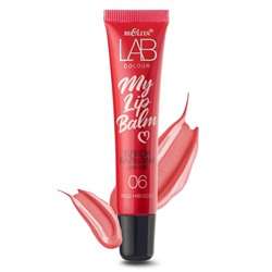 LAB colour Блеск-бальзам для губ My Lipbalm 06 Wild Hibiscus 15мл