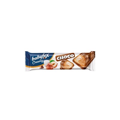 «BabyFox», вафельный батончик Creamy Choco, 23 г (упаковка 24 шт.)