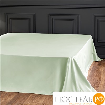 T1224T10010110 Простыня Tivolyo home сатин зеленый 1,5 сп