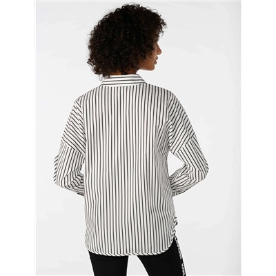 Рубашка женская 3126 черно/бел