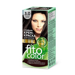 Стойкая крем-краска для волос серии "Fitocolor", тон 3.0 темный каштан 115мл