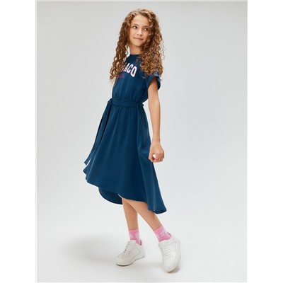 Платье детское для девочек Regen темно-синий