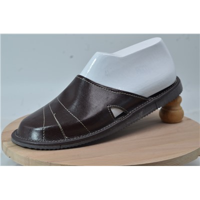 070-45  Обувь домашняя (Тапочки кожаные) размер 45