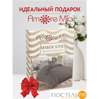 28814 Постельное бельё Amore Mio Мако-сатин Kirill Микрофибра 1,5 сп. (BZ QR Kirill SINGLE Mo)