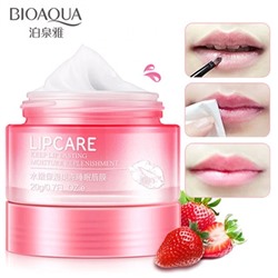 Маска для губ ночная Bioaqua Lipcare Lip Sleeping Mask 20 gКосметика уходовая для лица и тела от ведущих мировых производителей по оптовым ценам в интернет магазине ooptom.ru.