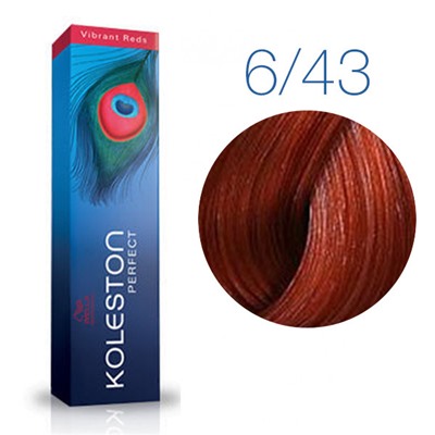 Wella Крем-краска Koleston Perfekt NEW 6/43 дикая орхидея