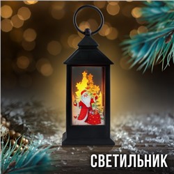 Светильник "Дед мороз", черный, 12,5 х 5,7 см