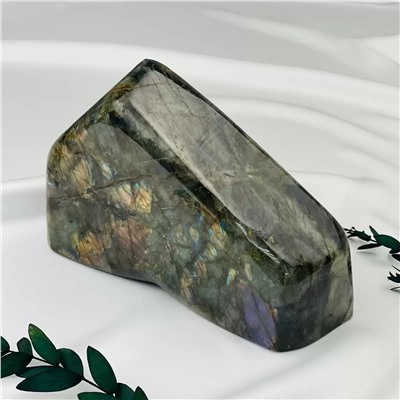 Радуга Самоцветов Срез (экран) из камня Лабрадор полированный