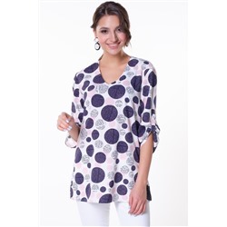 Свободная блуза из лёгкой блузочной ткани Келли №2