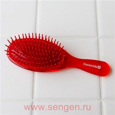 Щетка массажная VeSS Poly Hair Brush Ceramide, для увлажнения и смягчения волос с церамидами.