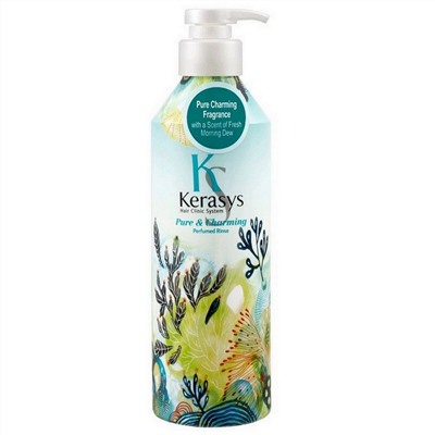 KeraSys Кондиционер для сухих и ломких волос / Pure&Charming Perfumed Rinse, 400 мл