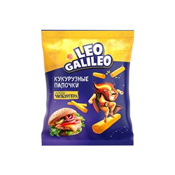 «Leo Galileo», кукурузные палочки  со вкусом чизбургера, 45 г