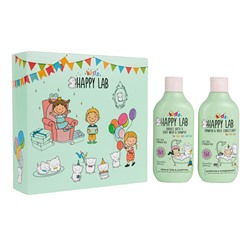 Happy Lab Kids Подарочный набор для нежной детской кожи и волос / Party, 300 мл x 2