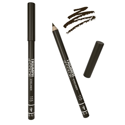 TF Карандаш для глаз TRIUMPH of COLOR Eyeliner тон 115 магический черный (Китай)