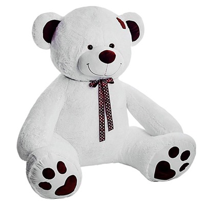 Мягкая игрушка «Медведь Тони», 90 см, цвет белый
