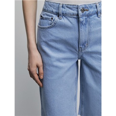 шорты джинсовые женские светлый индиго