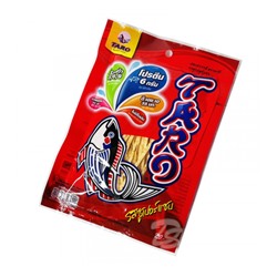 Сушеная рыбная стружка со вкусом морепродуктов от Taro Seafood Snack Super Zap Flavored 20гр