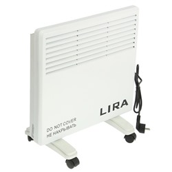 Конвектор LIRA LR 0501, 1200Вт, 2 режима, 3 секции /1/