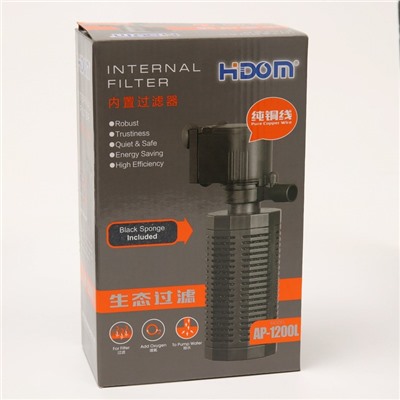 Внутренний фильтр Hidom AP-1200L, 800 л/ч, 13 Вт