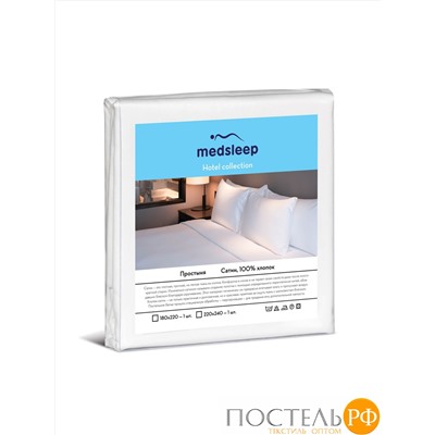 MedSleep HOTEL Простыня 220х240-1, 1 пр., хл/сатин