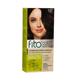 Стойкая крем-краска для волос Fito color intense тон 4.37 мокко, 115 мл