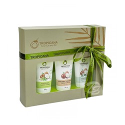 Подарочный набор  крем для рук 3 аромата от Tropicana Coconut Hand Cream Gift Set  3 шт по 50 гр