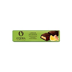 «O'Zera», шоколадный батончик Lemon & Ginger, 50 г (упаковка 20 шт)