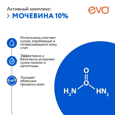 Крем для ног EVO с Мочевиной 50мл