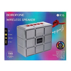 Портативная акустика Borofone BR16 Gage (gray)