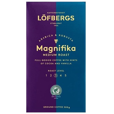 Кофе заварной Lofbergs Magnifika 500 гр