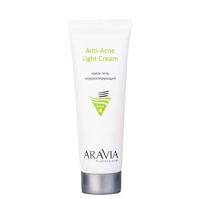 Aravia Крем-гель корректирующий для жирной и проблемной кожи / Anti-Acne Light Cream, 50 мл