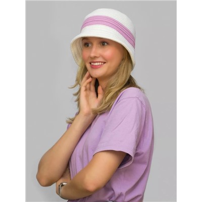 Шляпа женская весна-осень Violet (Цвет светло-сиреневый), размер 56-58, шерсть 30%