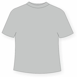 Детская футболка серый меланж
