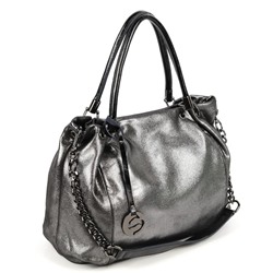 Женская текстильная сумка с ручками 6185-1 Сильвер Грей