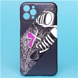 Чехол-накладка - SC185 для "Apple iPhone 11 Pro" (001) (black/purple)