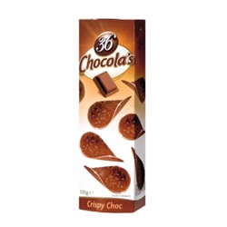 Хрустящий молочный шоколад "36 Chocolas", 125г