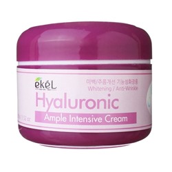 Ekel Крем для лица ампульный увлажняющий с гиалуроновой кислотой / Ample Intensive Cream Hyaluronic, 100 мл