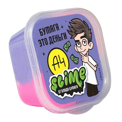 Двухцветный слайм шоу-бокс «Влад А4», Slime: 3 вида, набор 12 шт.