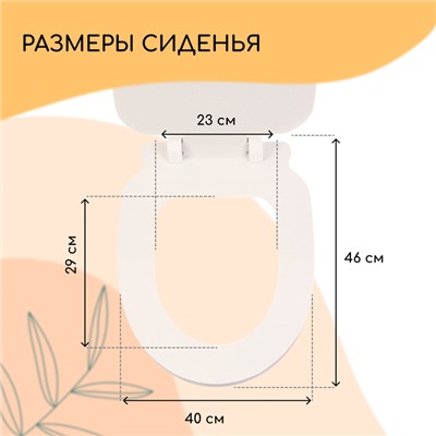 Сиденье для уличного туалета, с крышкой, 38 × 50 см, Стандарт, пенополистирол