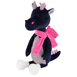 Мягкая игрушка MAXITOYS Дракон Карл в шарфике 25 см