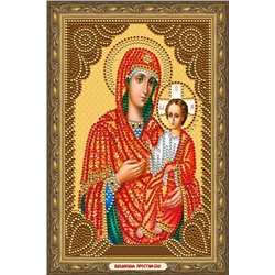 Алмазная живопись икона Казанская Божия Матерь 20х30