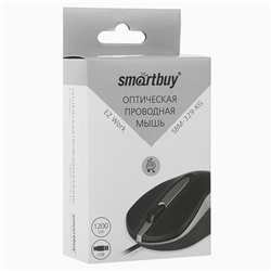 Мышь оптическая Smart Buy SBM-329-KG One (black/grey)